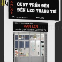 Thiết kế shop đèn led - Chị Vân - Quận 11